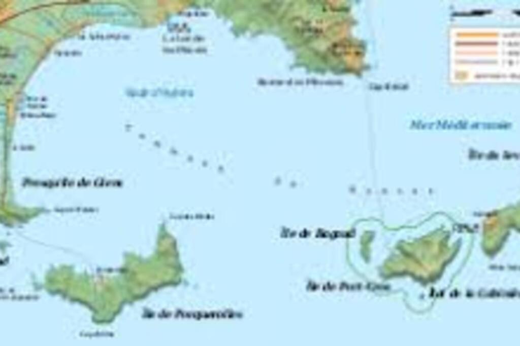 Apartment La Tour Fondue Vue Grand T2 Face A Porquerolles Drap Serviette Non Fournis
